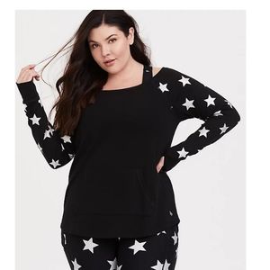 Torrid size 3 active star off shoulder long sleeve